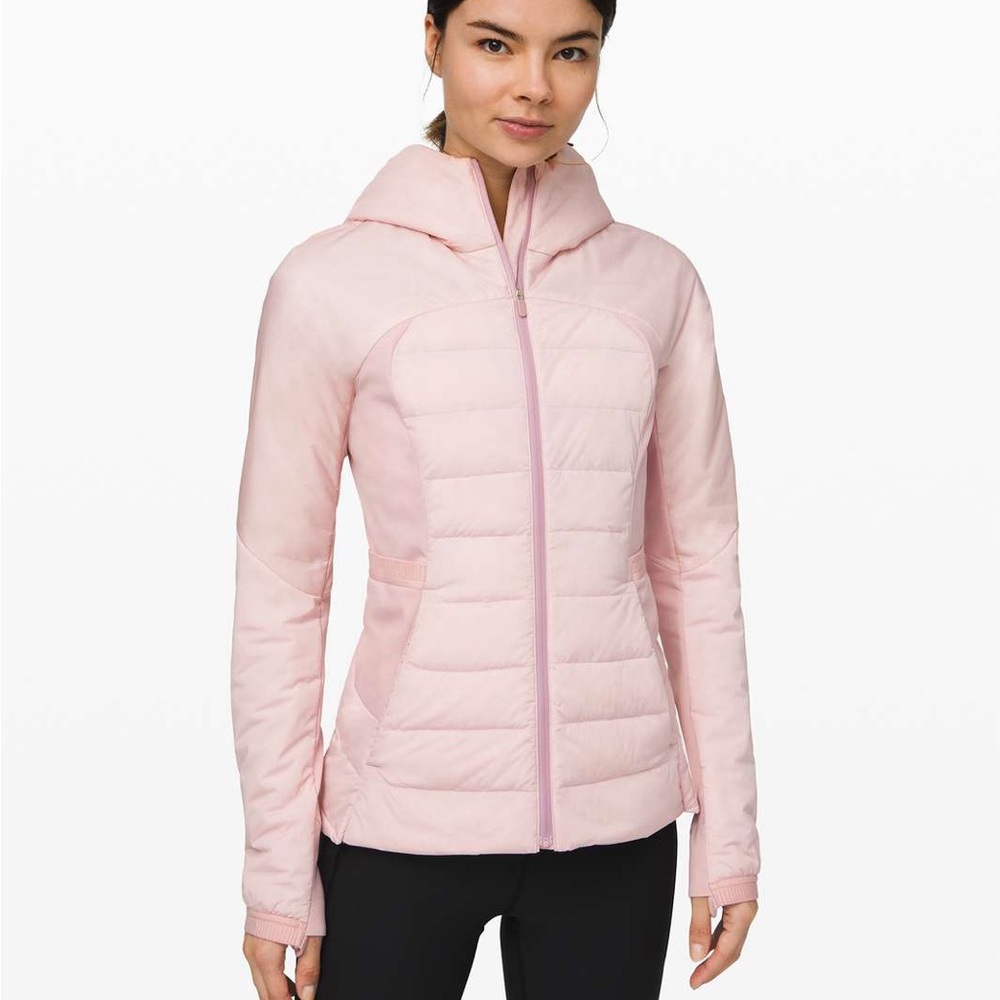 lululemon athletica Down For It All Jacket in Pale Pink